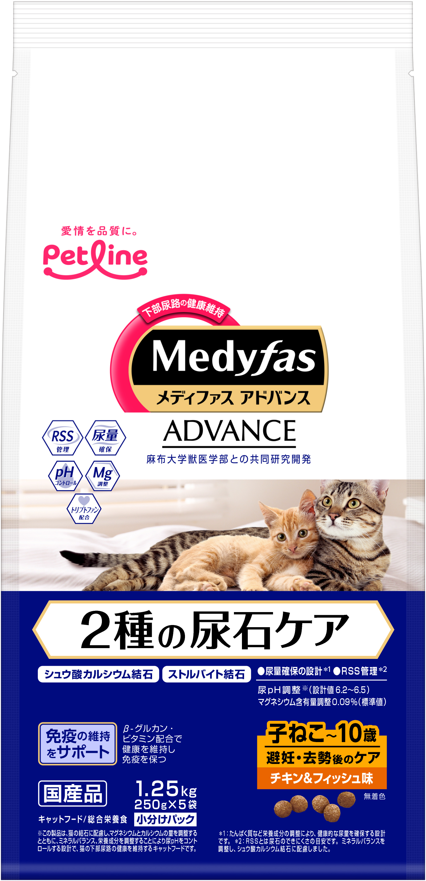 SOLIMO 避妊・去勢猫用 フィッシュ味 国産 総合栄養食キャットドライフード