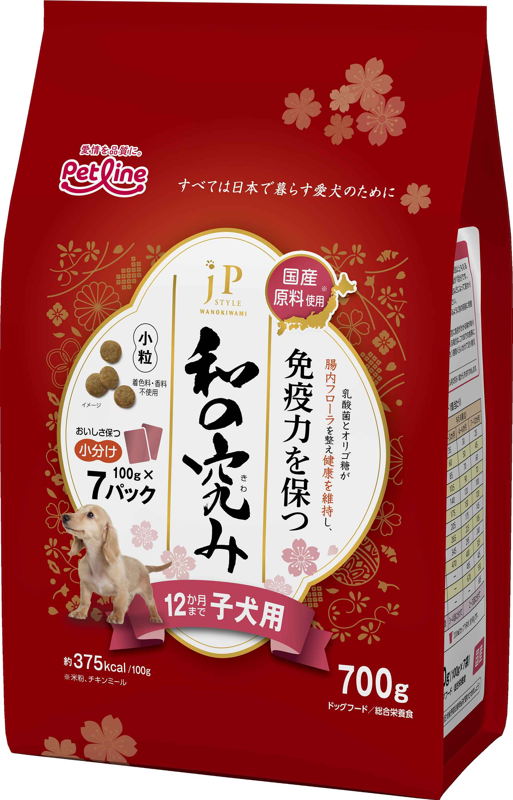 ＪＰスタイル和の究み 小粒 １２か月まで子犬用