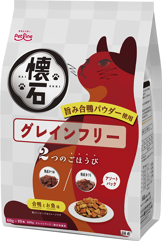懐石 2つのごほうび グレインフリー 合鴨とお魚味