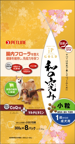 ドッグフード jpスタイルゴールド和の究み小粒1歳からの成犬用 ドッグフード キャットフード ペットフードのペットライン ドッグフード jpスタイルゴールド和の究み小粒1歳からの成犬用 ドッグフード キャットフード ペットフードのペットライン