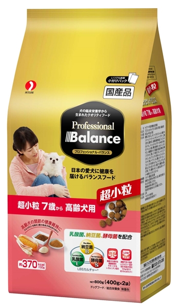 ドッグフード プロフェッショナル バランス 超小粒 7歳から高齢犬用 ドッグフード キャットフード ペットフードのペットライン ドッグフード プロフェッショナル バランス 超小粒 7歳から高齢犬用 ドッグフード キャットフード ペットフードのペットライン