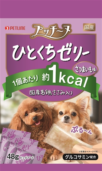 プッチーヌ ひとくちゼリー 国産若鶏ささみ入り さつまいも味